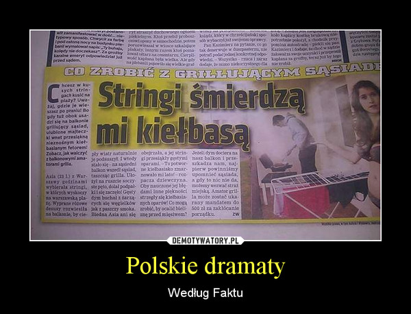 Polskie dramaty – Według Faktu 