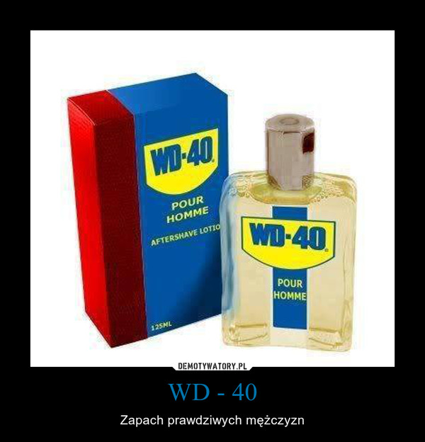 WD - 40 – Zapach prawdziwych mężczyzn 