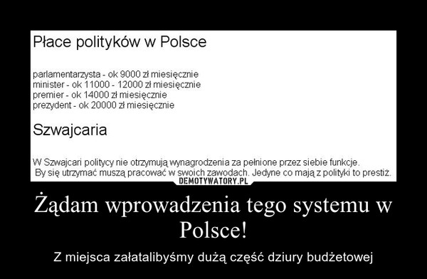 Żądam wprowadzenia tego systemu w Polsce! – Z miejsca załatalibyśmy dużą część dziury budżetowej 