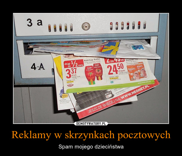 Reklamy w skrzynkach pocztowych