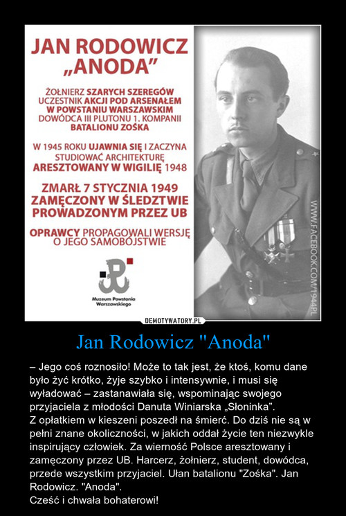 Jan Rodowicz ''Anoda''