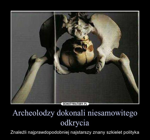 Archeolodzy dokonali niesamowitego odkrycia – Znaleźli najprawdopodobniej najstarszy znany szkielet polityka 