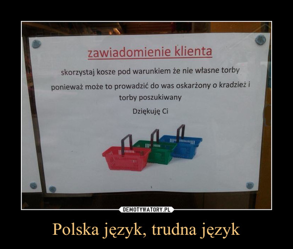 Polska język, trudna język
