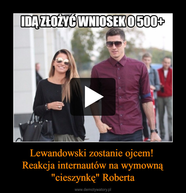 Lewandowski zostanie ojcem! 
Reakcja internautów na wymowną "cieszynkę" Roberta