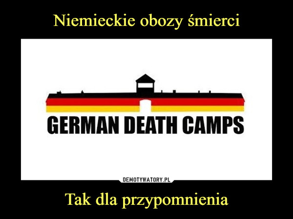 Tak dla przypomnienia –  German death camps