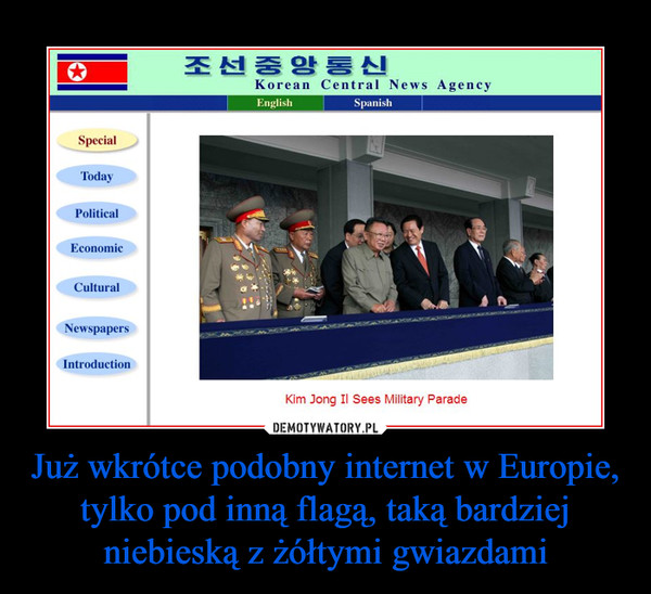 Już wkrótce podobny internet w Europie, tylko pod inną flagą, taką bardziej niebieską z żółtymi gwiazdami