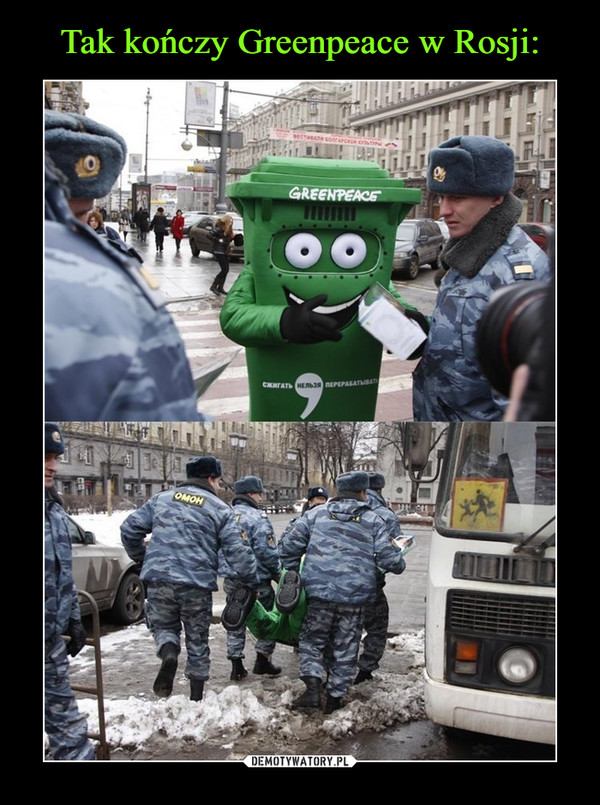 Tak kończy Greenpeace w Rosji: