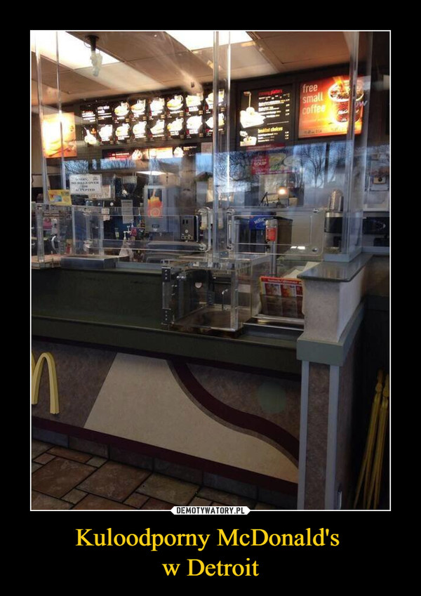 Kuloodporny McDonald's w Detroit –  