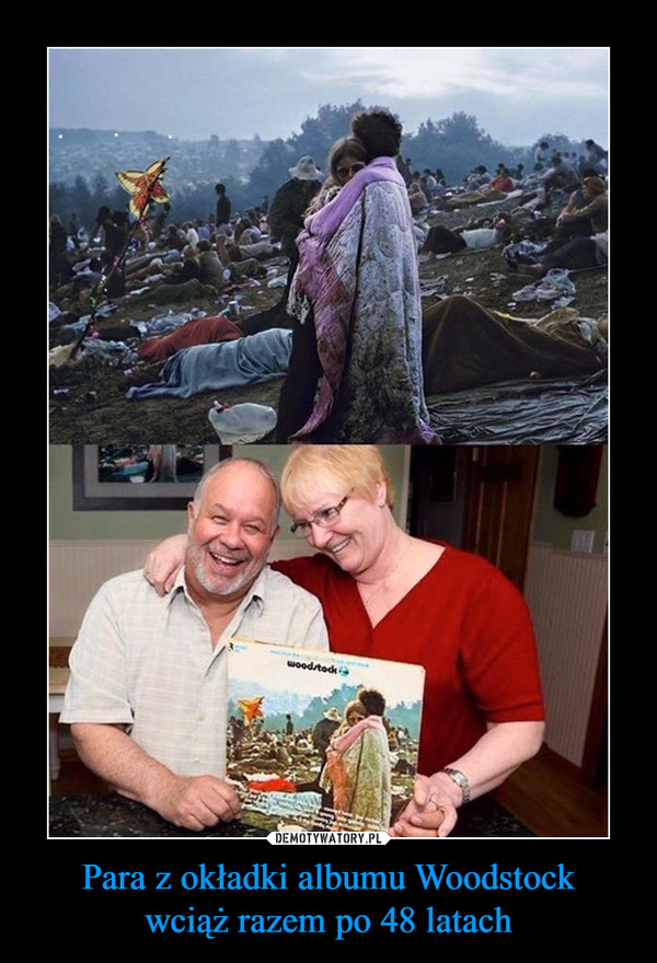 Para z okładki albumu Woodstockwciąż razem po 48 latach –  