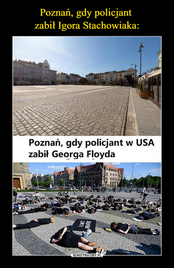  –  Poznań, gdy policjant w USA zabił Georga Floyda