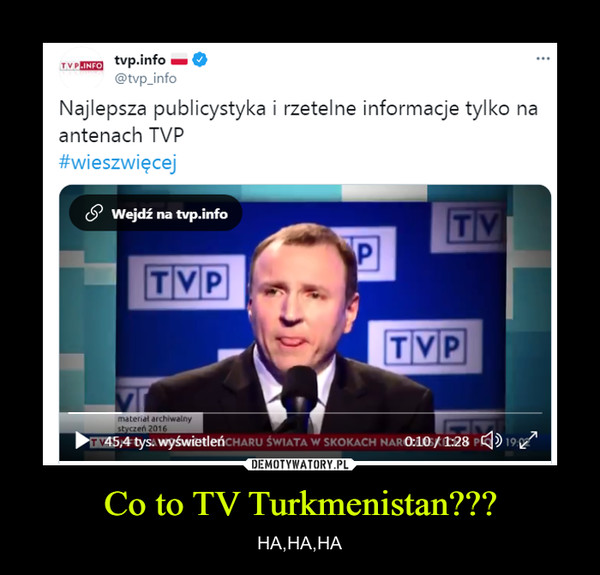 Co to TV Turkmenistan??? – HA,HA,HA 