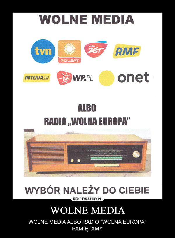 WOLNE MEDIA – WOLNE MEDIA ALBO RADIO "WOLNA EUROPA"PAMIĘTAMY 