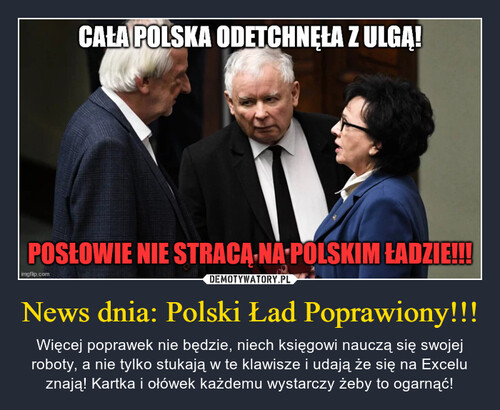 News dnia: Polski Ład Poprawiony!!!