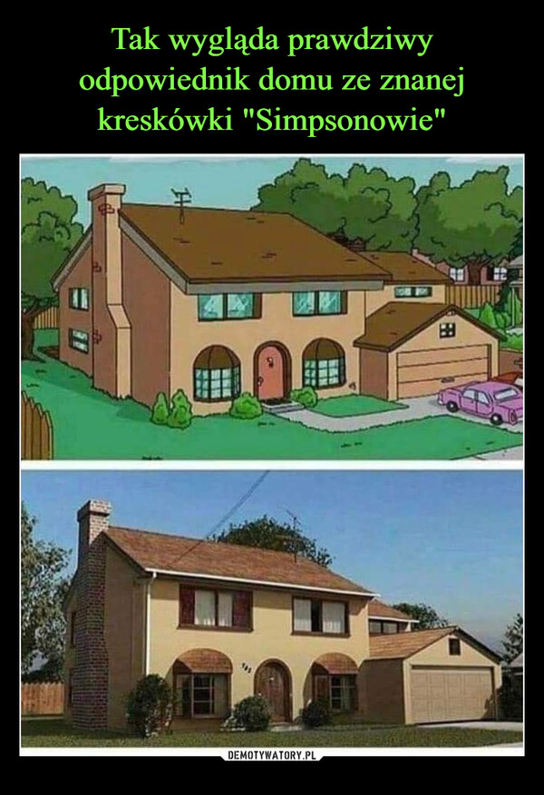 Tak wygląda prawdziwy odpowiednik domu ze znanej kreskówki "Simpsonowie"