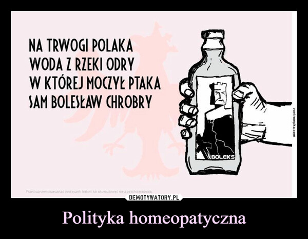 Polityka homeopatyczna –  