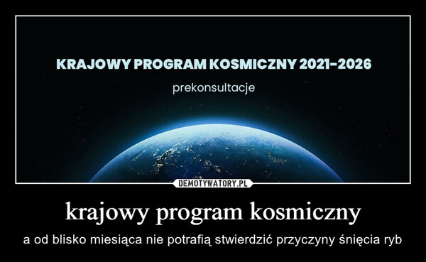 krajowy program kosmiczny