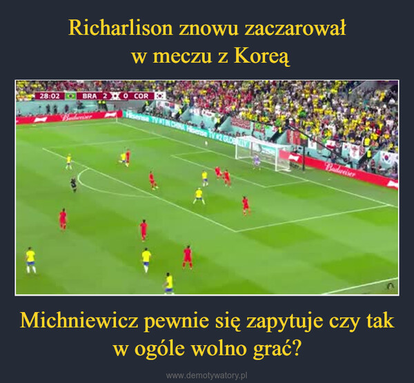 Michniewicz pewnie się zapytuje czy tak w ogóle wolno grać? –  