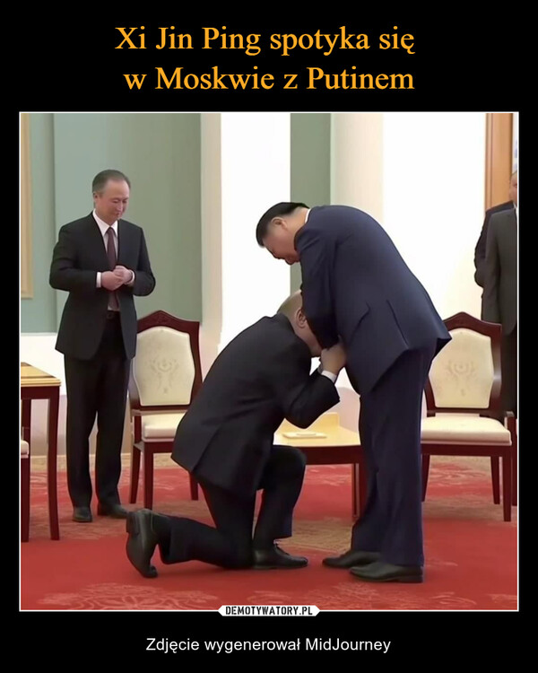 Xi Jin Ping spotyka się 
w Moskwie z Putinem