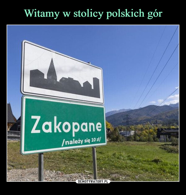  –  Zakopane/należy się 10 zł/