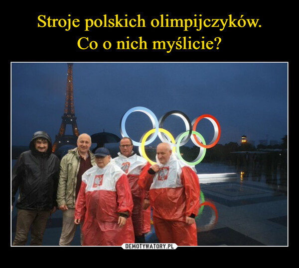 Stroje polskich olimpijczyków.
Co o nich myślicie?
